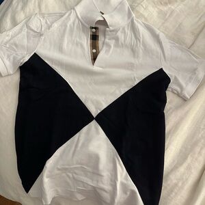 Burberry White Polo Shirt Men’s Small